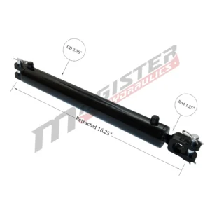 3" bore x 6" stroke ag clevis hydraulic cylinder