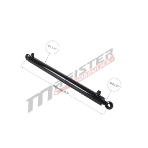 2" bore x 18" stroke swivel ball hydraulic cylinder